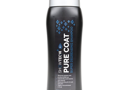 Show Tech Pure Coat Shampoo – Deep Cleansing Degreasing Concentrate, 1:35 Formula, 300ml