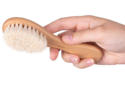 Show Tech Pure Goat Hair Brush 15cm – Soft Natural Bristles, Ideal for Powder and Chalk Application