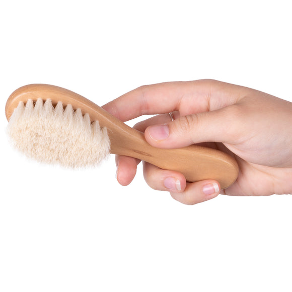 Show Tech Pure Goat Hair Brush 15cm – Soft Natural Bristles, Ideal for Powder and Chalk Application