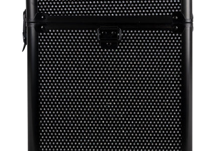 Show Tech Groom-X Sparkling Case Black – Durable Grooming Tool Organizer with Glitter Finish