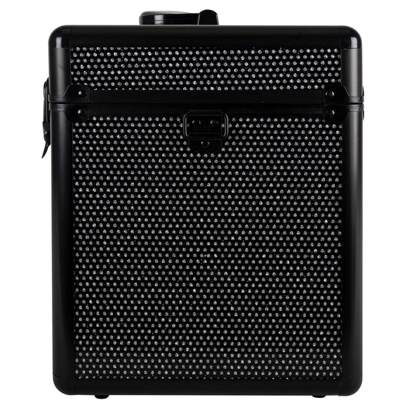 Show Tech Groom-X Sparkling Case Black – Durable Grooming Tool Organizer with Glitter Finish