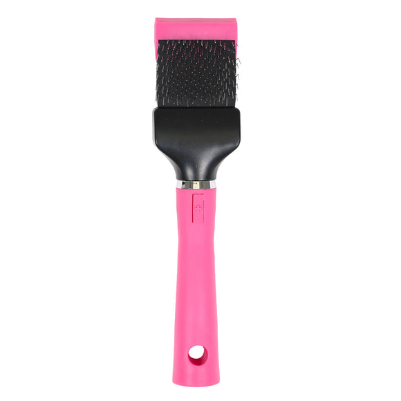 Show Tech Flex Groom Professional Slicker Brush – Double-Sided Flexible Soft Pins, Small Size