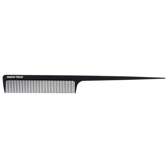 Show Tech Antistatic Carbon Needle Comb 22cm – Professional Fine-Tooth Carbon Fiber Styling Tool