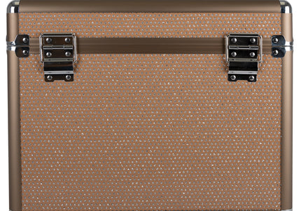 Show Tech Groom-X Sparkling Case Black – Durable Grooming Tool Organizer with Glitter Finish