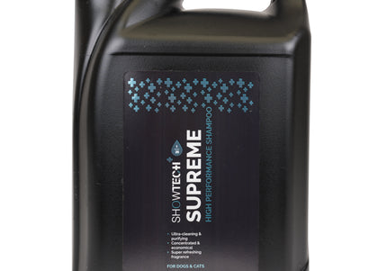 Show Tech+ Supreme Shampoo – Intensive Cleansing Formula with Aloe, Concentrate 1:20, 5L