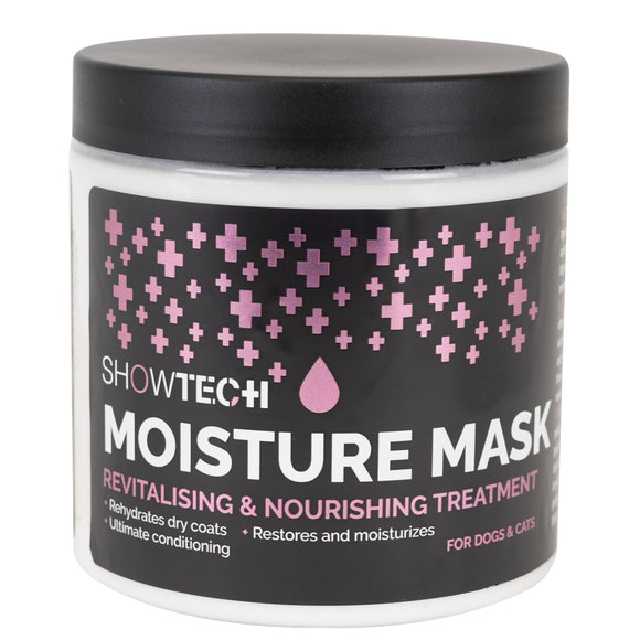 Show Tech+ Moisture Mask 500ml – Revitalizing Concentrate for Dry, Brittle, Damaged Fur, Deep Hydration