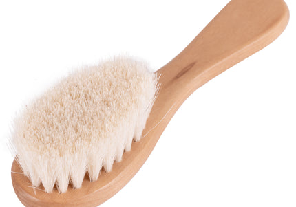 Show Tech Pure Goat Hair Brush 15cm – Soft Natural Bristles, Ideal for Powder and Chalk Application