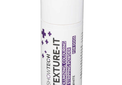 Show Tech+ Texture-It White Powder 24g – Volumizing Styling Formula, Enhances Coat Texture and Brightness