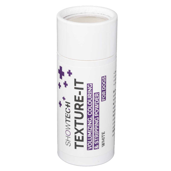 Show Tech+ Texture-It White Powder 24g – Volumizing Styling Formula, Enhances Coat Texture and Brightness