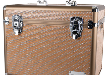 Show Tech Groom-X Sparkling Case Black – Durable Grooming Tool Organizer with Glitter Finish