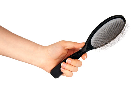 Show Tech Ultra-Pro Side Soft Slicker Brush 22mm – Left-Handed, Gentle Poodle Brush, Small Size