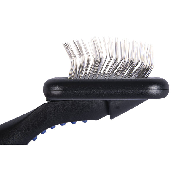 Show Tech Universal Soft Slicker Tiny – Gentle Small Poodle Brush with Flexible Bristles