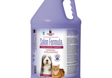 PPP Salon Formula Shampoo – Hypoallergenic Concentrate 1:32, Gentle Frequent-Use 3.8L Bottle