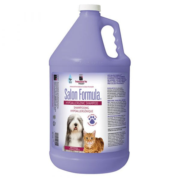 PPP Salon Formula Shampoo – Hypoallergenic Concentrate 1:32, Gentle Frequent-Use 3.8L Bottle