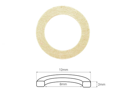 Aesculap Econom II Razor Spare Felt Ring – Durable Replacement Part for Smooth Operation
