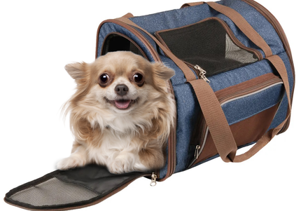 Flamingo Elodie Pet Backpack – Comfortable Carrier, Ventilated Design, Up to 8kg, 41x23x29cm