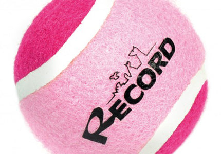 Record Tennis Ball 6.5cm – Durable Blue Rubber Ball, High-Visibility Play Toy