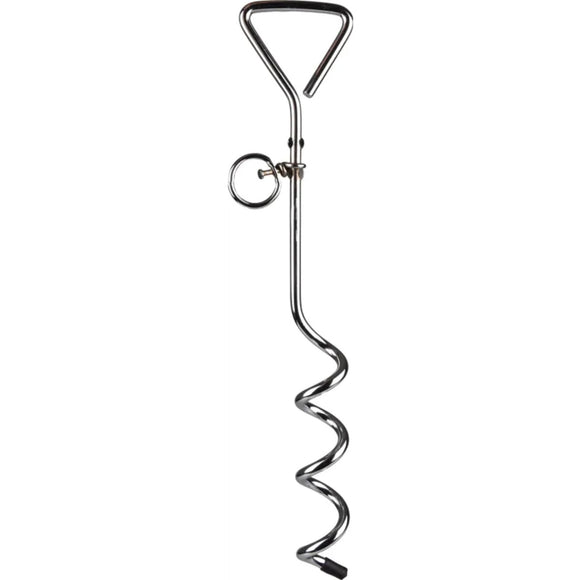Flamingo Pina Tie Out Stake 41cm – Heavy-Duty Metal Anchor, Secure Outdoor Restraint