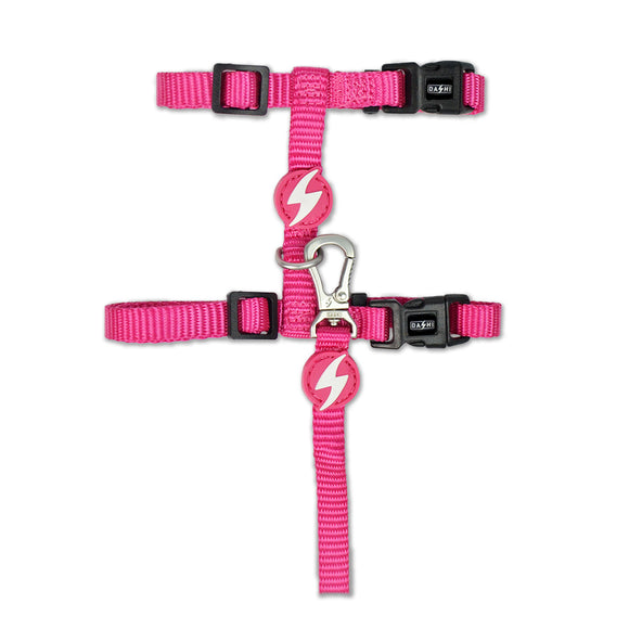 Dashi Solid Cat Harness and Leash Set – Adjustable Brown Design, Secure and Comfortable