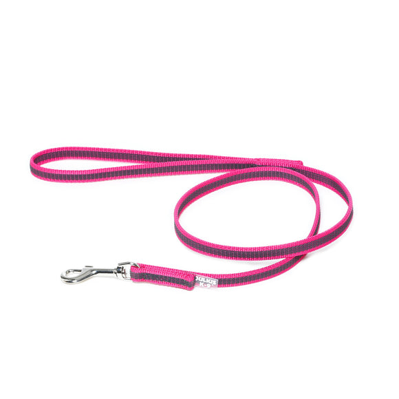 Julius K9 Color & Gray Supergrip Leash with Handle – Pink, Anti-Slip, 300cm x 20mm, Durable Training Lead