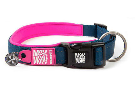 Max&Molly GOTCHA! Smart ID Matrix Pink Collar – Large, QR Locator, Durable Design