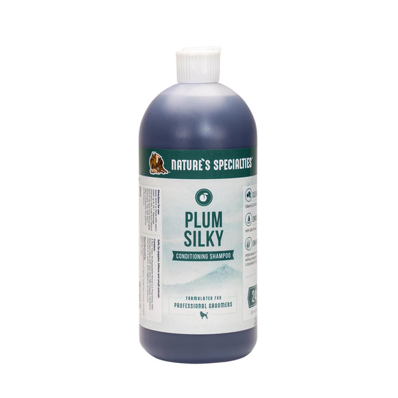 Nature's Specialties Plum Silky Shampoo – Nourishing Silk-Infused Concentrate, 946ml Bottle