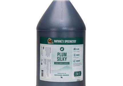 Nature's Specialties Plum Silky Shampoo – Nourishing Silk-Infused Concentrate, 3.8L Bottle