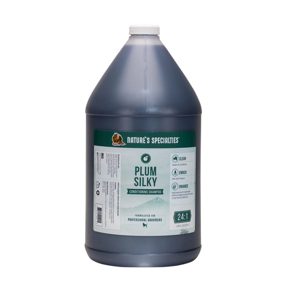 Nature's Specialties Plum Silky Shampoo – Nourishing Silk-Infused Concentrate, 3.8L Bottle