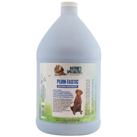 Nature's Specialties Plum-Tastic Conditioner – Highly Moisturizing Concentrate, 1:32 Dilution, 3.8L