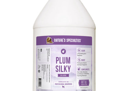 Nature's Specialties Plum Silky Cologne – Delicate Fruity Scented Grooming Spray, 3.8L