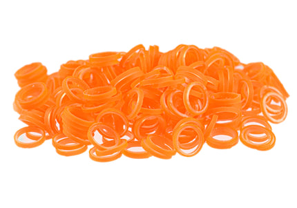 Paw Marks Latex Bands 6.3mm – Professional Super Durable Black Latex Bands, 1000 Pack