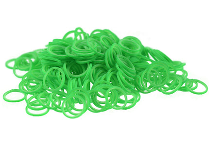 Paw Marks Latex Bands 7.9mm – Super Durable Thin Black Bands, Professional Quality, 1000 Pack