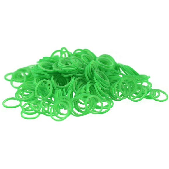 Paw Marks Latex Bands 7.9mm – Super Durable Thin Black Bands, Professional Quality, 1000 Pack