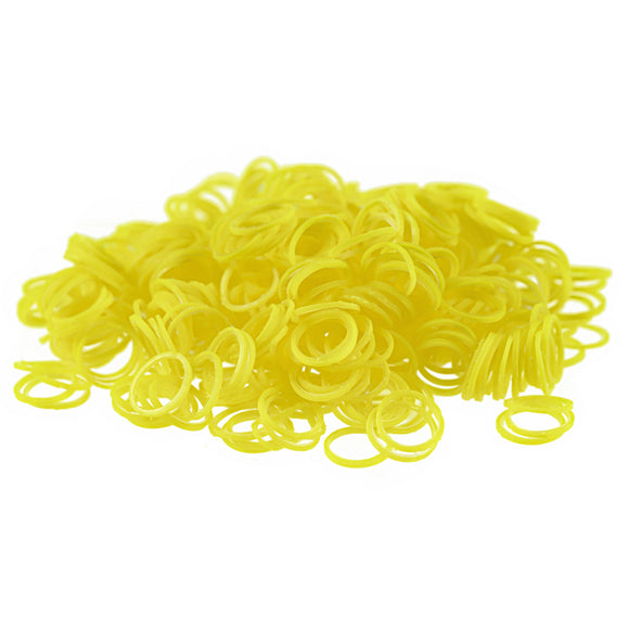 Paw Marks Latex Bands 7.9mm – Super Durable Thin Black Bands, Professional Quality, 1000 Pack