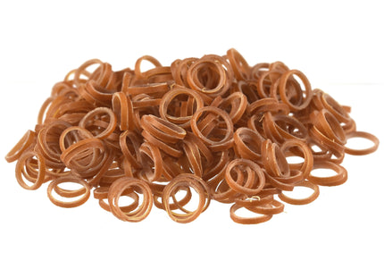 Paw Marks Latex Bands 7.9mm – Super Durable Medium Thickness, Flesh-Colored, 1000 Pack