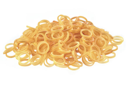 Paw Marks Latex Bands 7.9mm – Super Durable Medium Thickness, Flesh-Colored, 1000 Pack