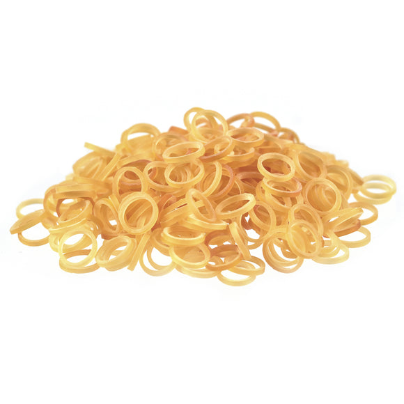 Paw Marks Latex Bands 7.9mm – Super Durable Medium Thickness, Flesh-Colored, 1000 Pack