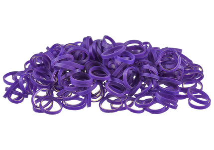 Paw Marks Latex Bands 9.5mm – Super Durable Thick Black Bands, 1000 Pack Professional Quality