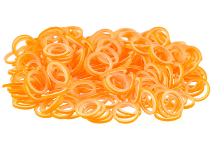 Paw Marks Latex Bands 9.5mm – Super Durable Thick Black Bands, 1000 Pack Professional Quality