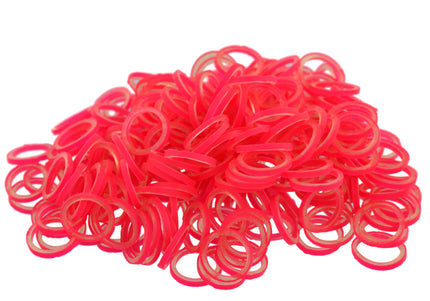 Paw Marks Latex Bands 9.5mm – Super Durable Thick Black Bands, 1000 Pack Professional Quality