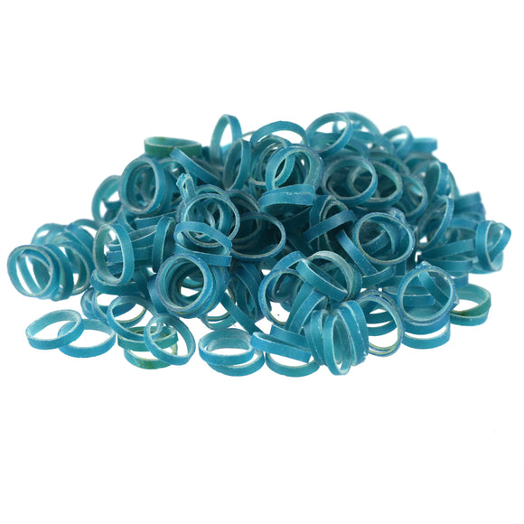 Paw Marks Latex Bands 9.5mm – Super Durable Thick Black Bands, 1000 Pack Professional Quality