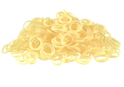 Paw Marks Latex Bands 9.5mm – Super Durable Thick Black Bands, 1000 Pack Professional Quality