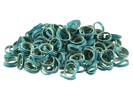 Paw Marks Latex Bands 9.5mm – Super Durable Thick Black Bands, 1000 Pack Professional Quality