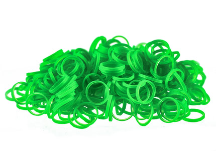 Paw Marks Latex Bands Medium 9.5mm – Super Durable Professional Black Bands, 1000 Pack