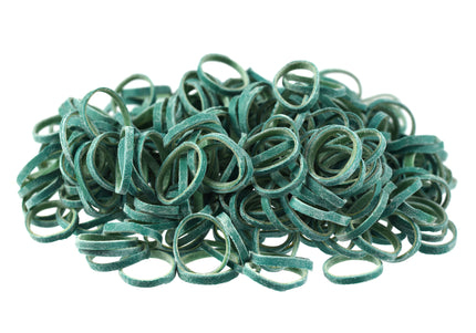 Paw Marks Latex Bands Medium 9.5mm – Super Durable Professional Black Bands, 1000 Pack