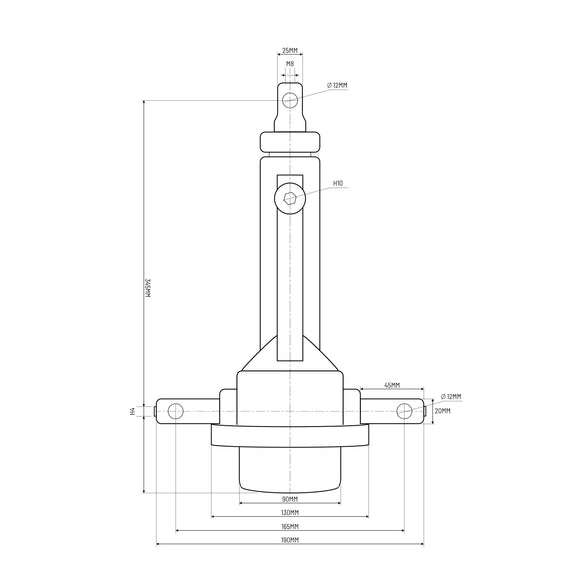 Hydraulic Lifter – Replacement Hydraulic Cylinder, Compatible with Blovi Venus Grooming Tables