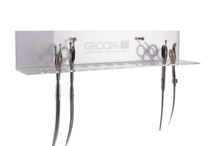 Show Tech Plexi Scissor Holder – Wall-Mounted Transparent Organizer, Durable Acrylic Design