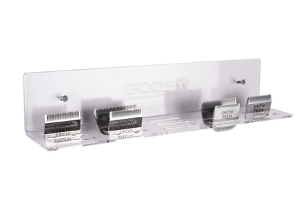 Show Tech Plexi Blade Holder – Wall-Mounted Transparent Organizer with Durable Acrylic Design
