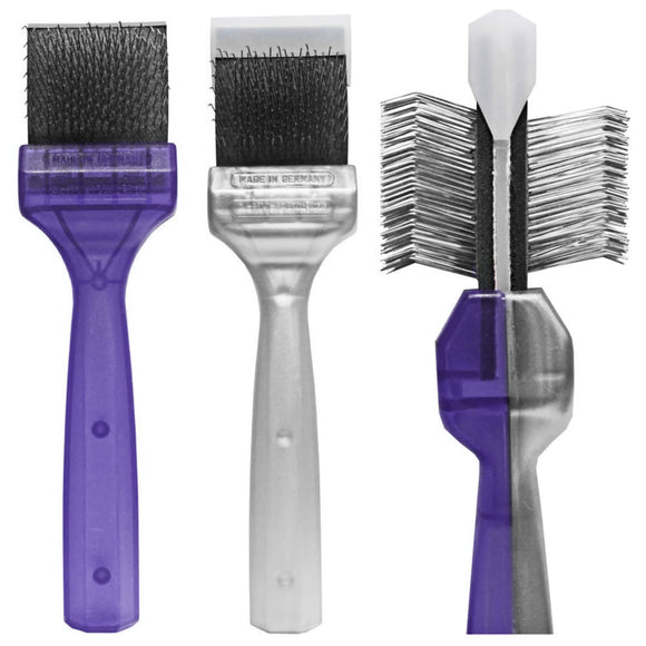 ActiVet Duo Plus Tufffinish Coater Brush – Dual-Sided Hard Detangling and Undercoat Tool, Large 9cm