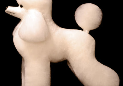 Mr. Jiang Poodle Full Body Hair Lamb – Cream Replacement Fur, Realistic Texture for Grooming Mannequin